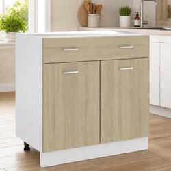 Brown Engineered Wood Kitchen Cabinet Drawer Organizer