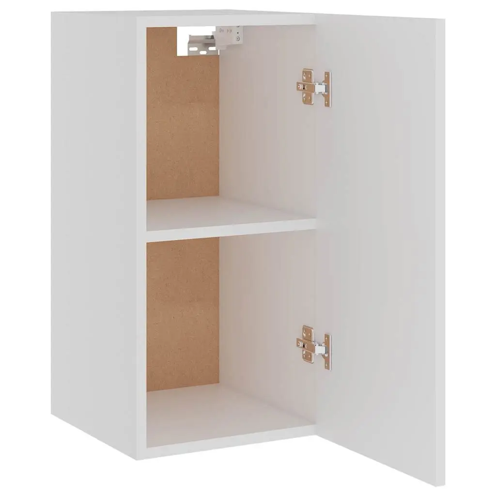 Wall-Mounted Kitchen Cabinet White 29.5x31x60cm Engineered Wood Storage Unit