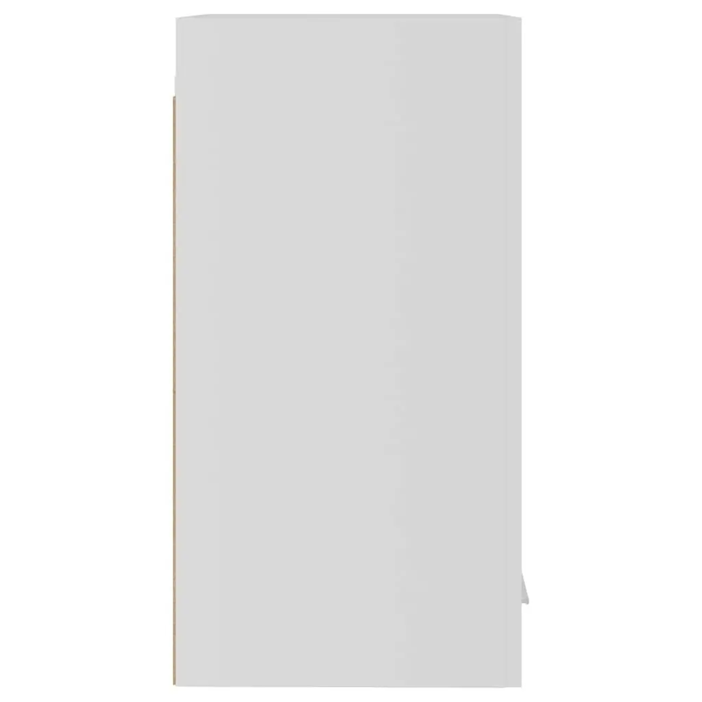 Wall-Mounted Kitchen Cabinet White 29.5x31x60cm Engineered Wood Storage Unit