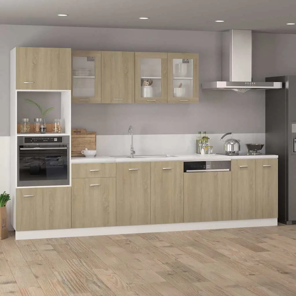 Hanging Kitchen Cabinet Brown Storage Cupboard 39.5 x 31 x 60 cm Engineered Wood