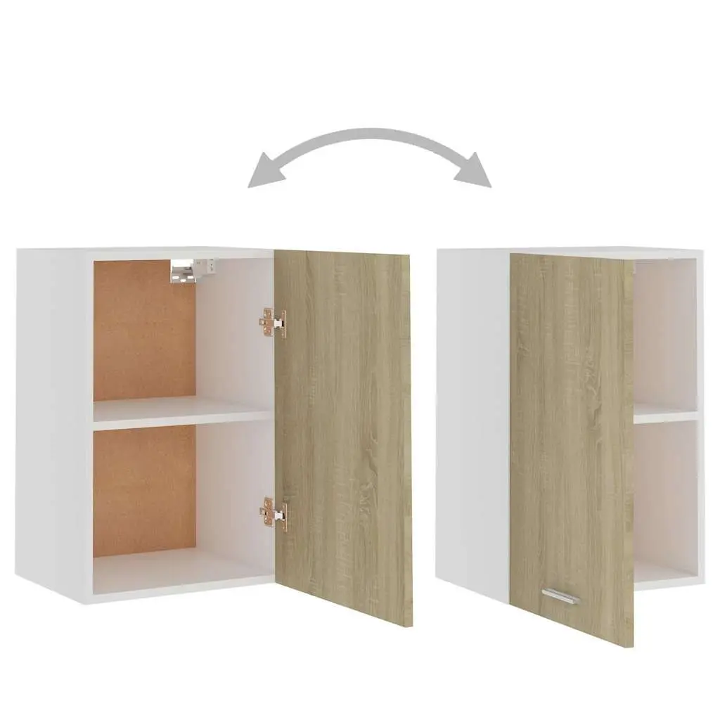 Hanging Kitchen Cabinet Brown Storage Cupboard 39.5 x 31 x 60 cm Engineered Wood