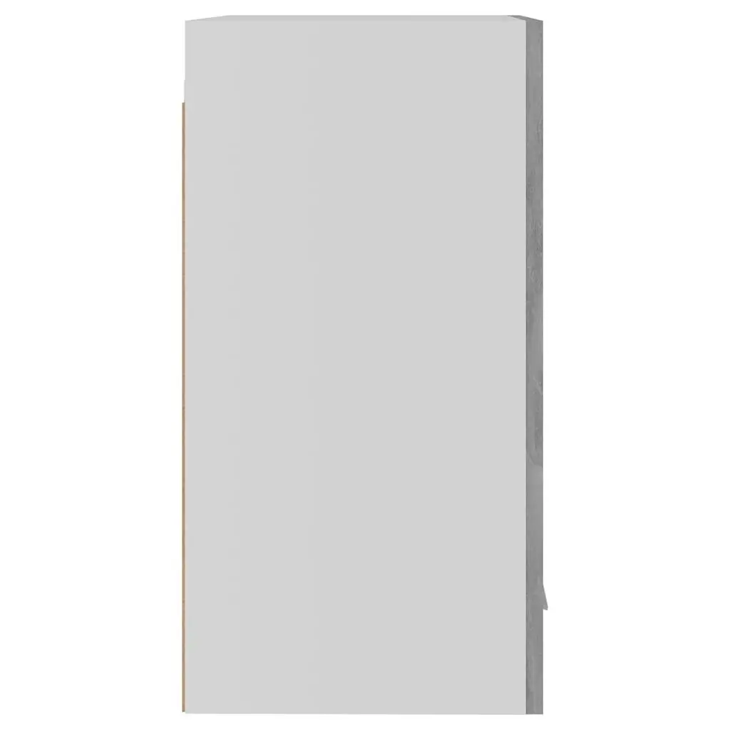Hanging Kitchen Cabinet Grey Engineered Wood with Shelves