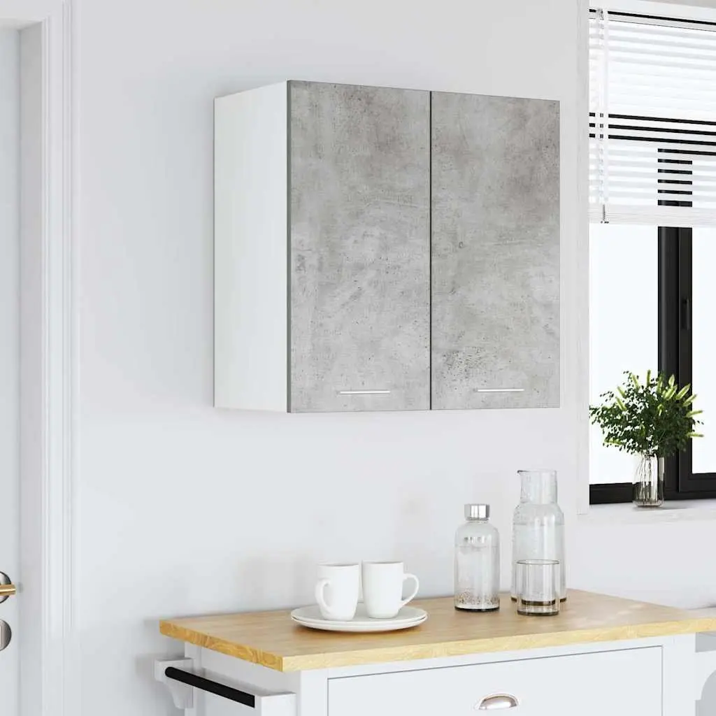 Grey Engineered Wood Hanging Kitchen Cabinet