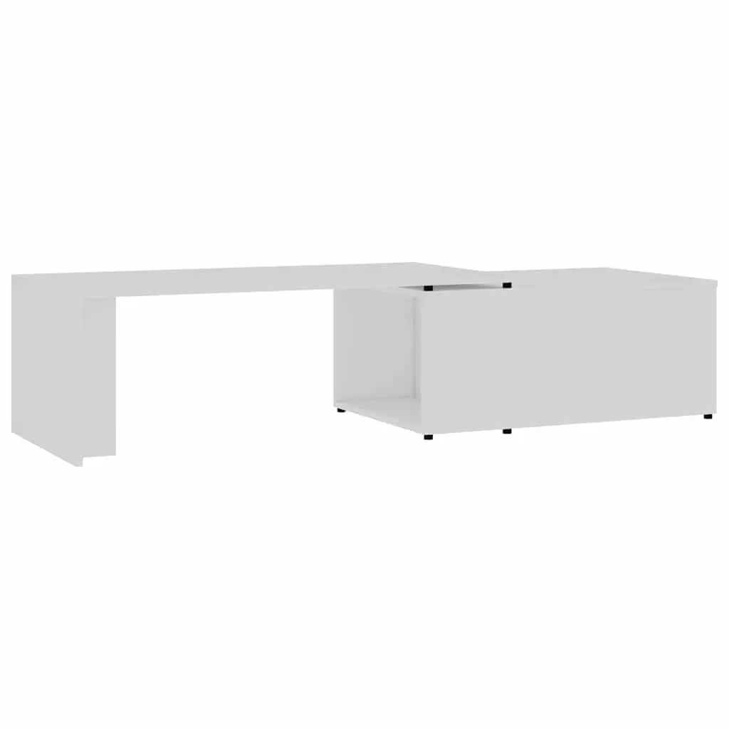 White Coffee Table 150x50x35 cm for Living Rooms