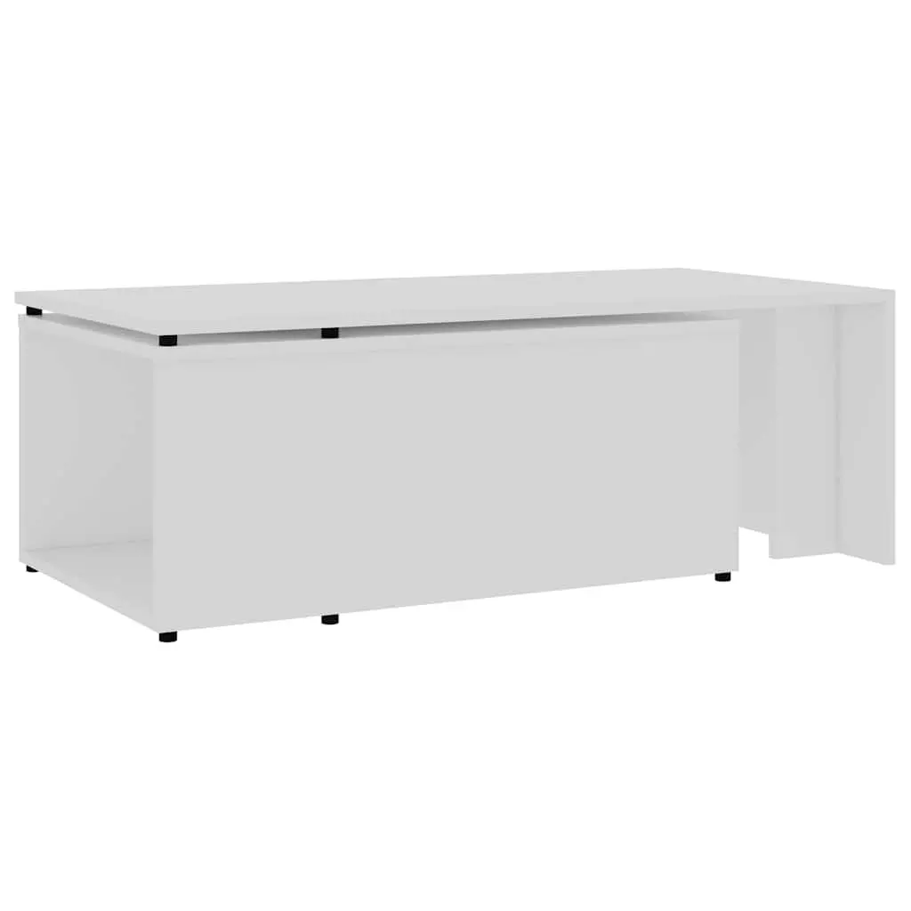 White Coffee Table 150x50x35 cm for Living Rooms