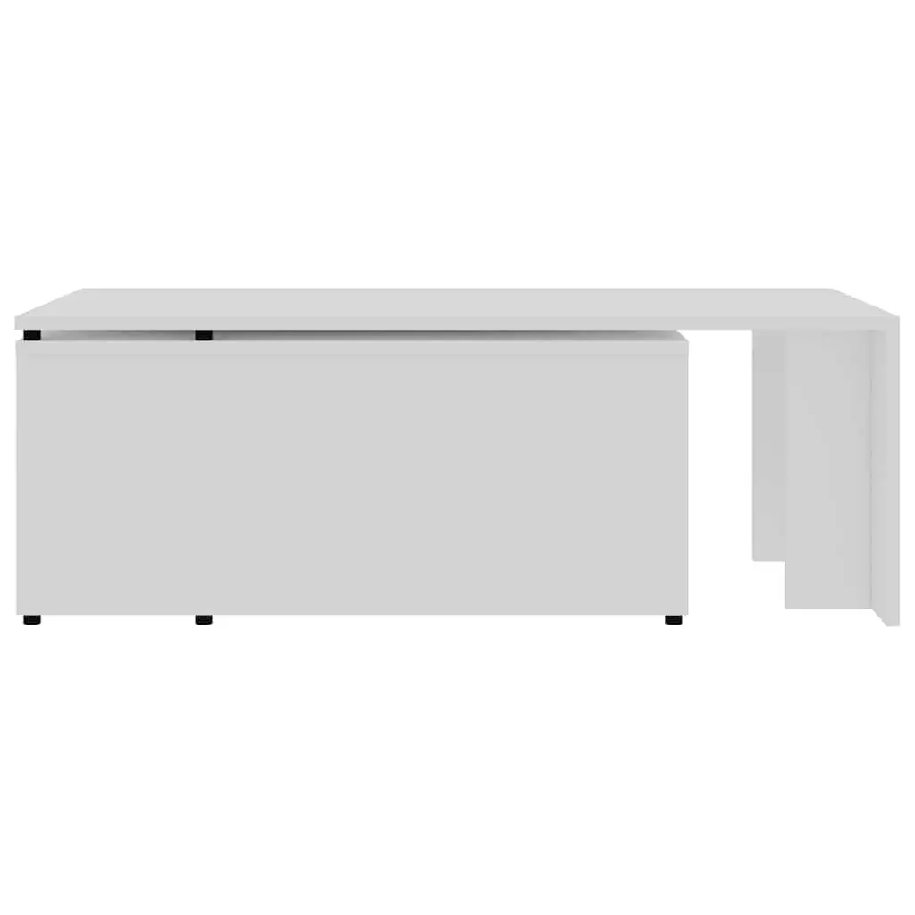 White Coffee Table 150x50x35 cm for Living Rooms