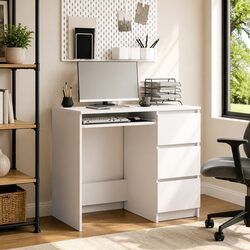 Elegant White Desk for Home Office or Study