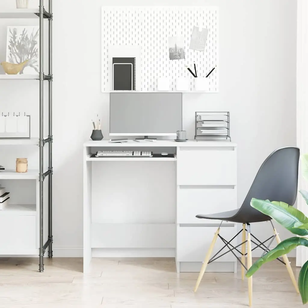 White Desk for Home Office or Study