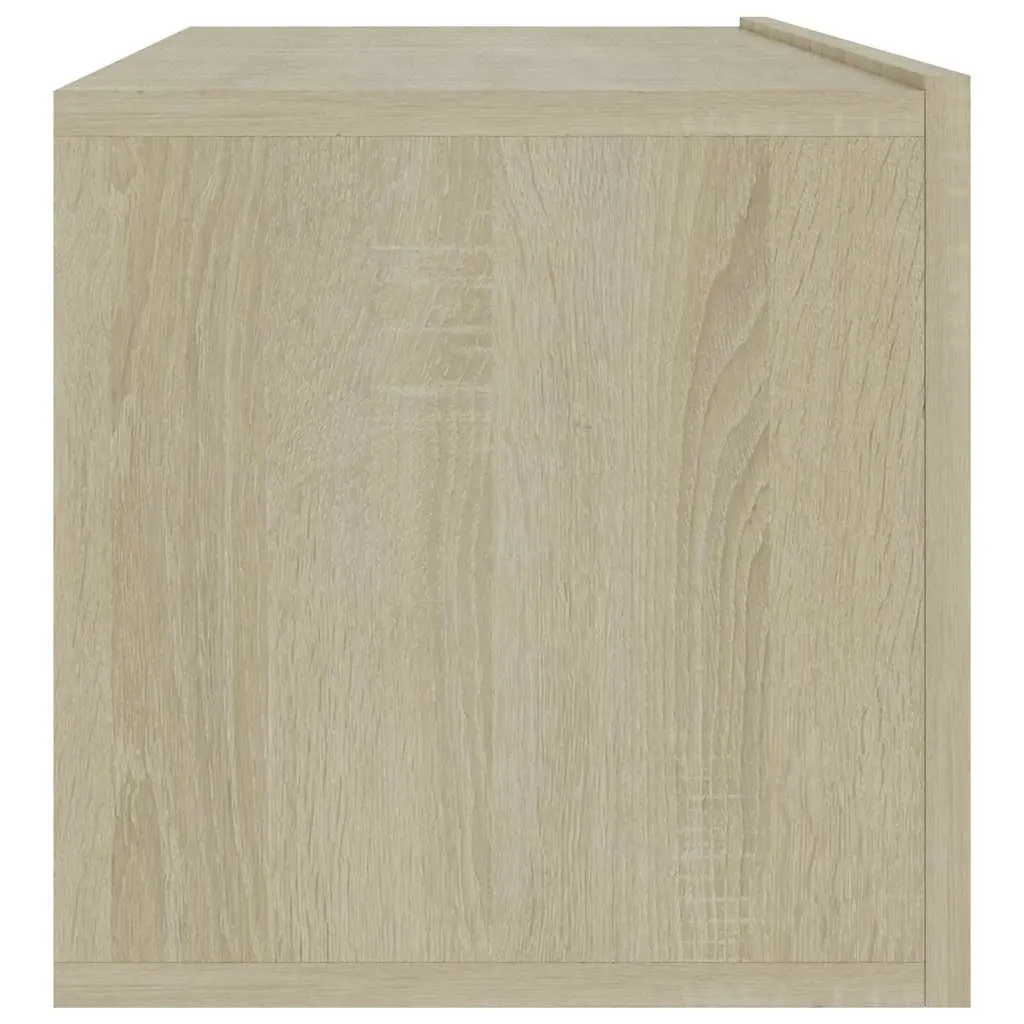 TV Cabinet Brown Wall-Mounted 100 x 30 x 30 cm Engineered Wood