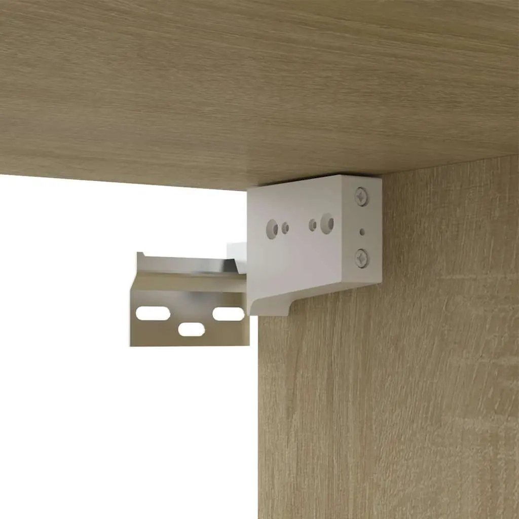 TV Cabinet Brown Wall-Mounted 100 x 30 x 30 cm Engineered Wood