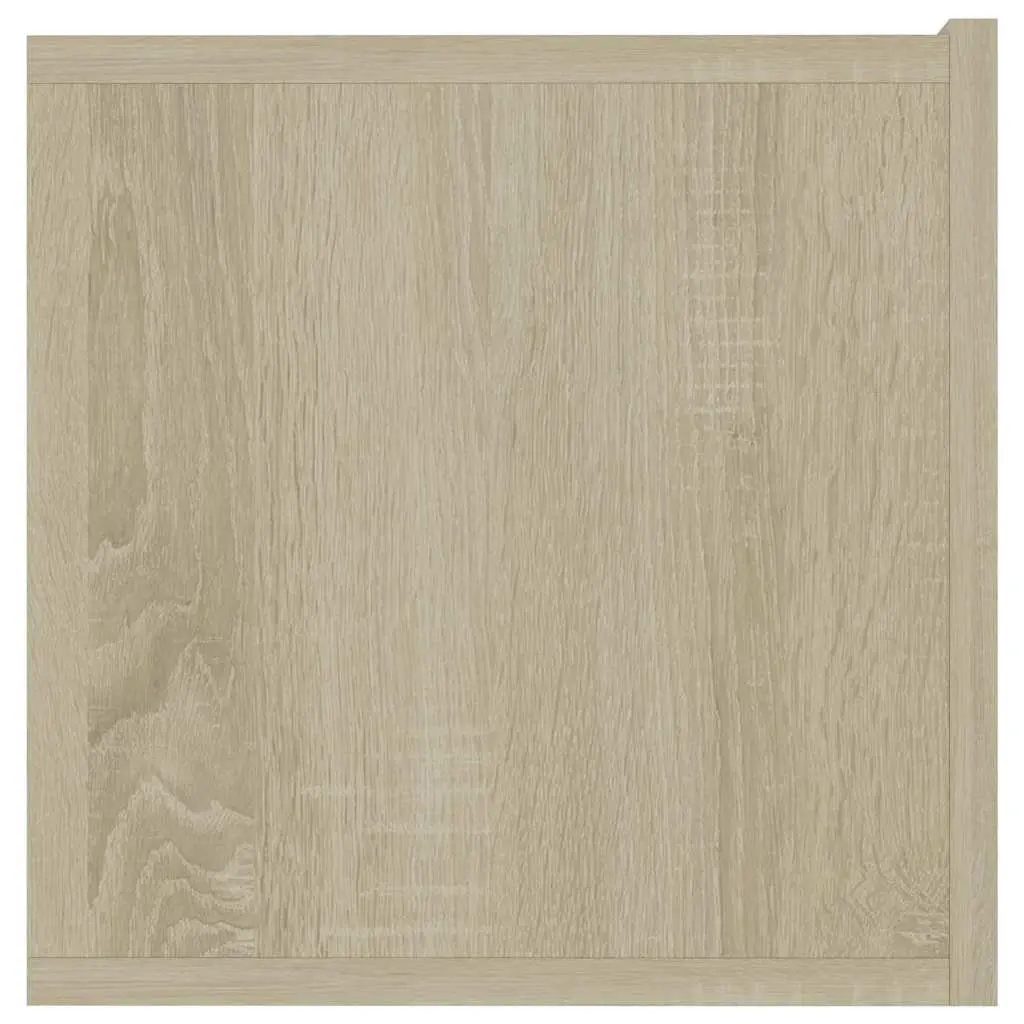 Wall-Mounted TV Cabinet Brown 120x30x30 cm Engineered Wood Drop-Down Doors Storage Unit