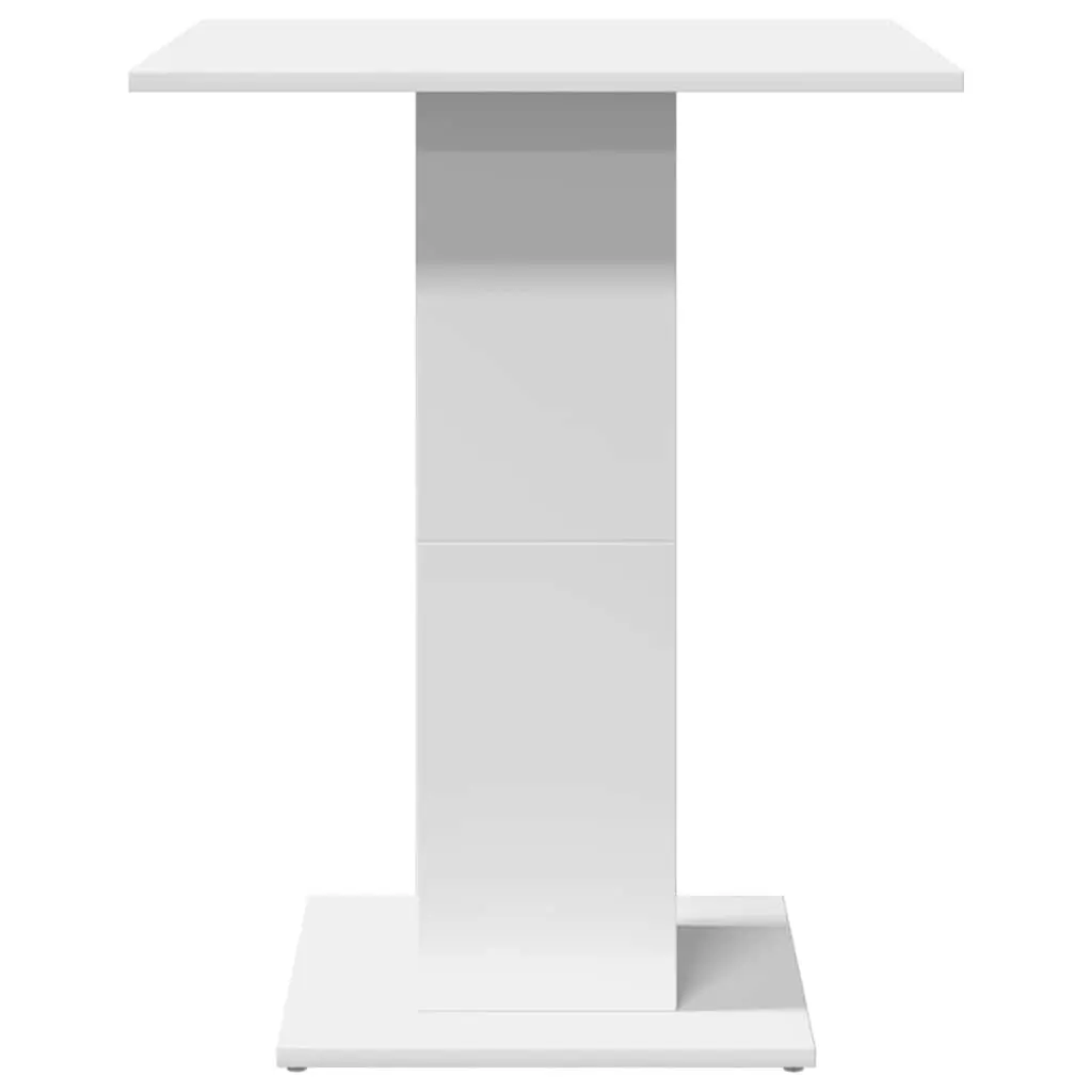 White Bistro Table for Dining Room 60x60x75 cm