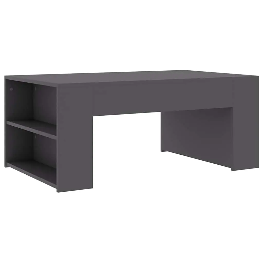 Coffee Table Grey Engineered Wood 100x60x42cm