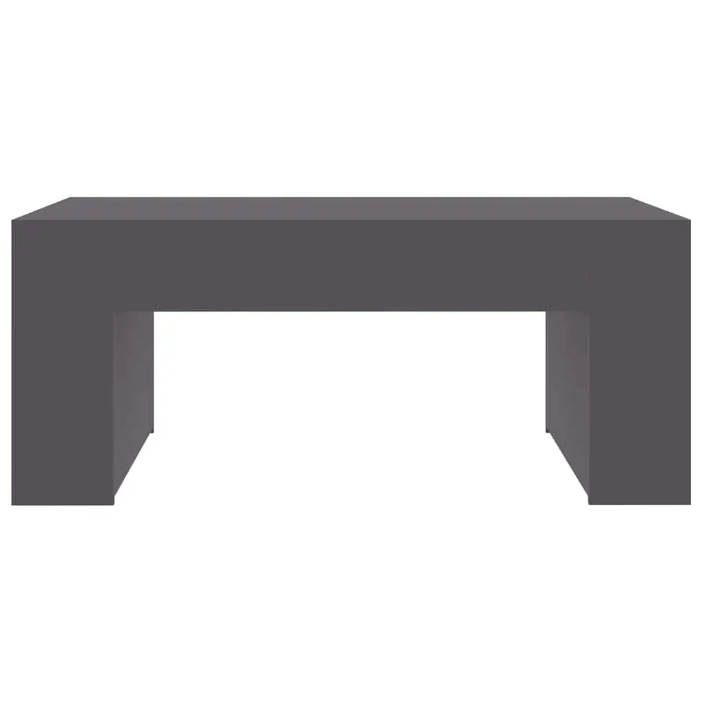Coffee Table Grey Engineered Wood 100x60x42cm