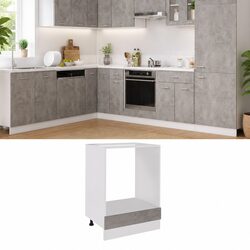 Grey Kitchen Oven Cabinet for Organized Living