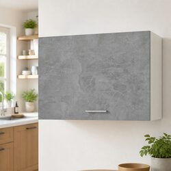 Wall Mounted Grey Engineered Wood Kitchen Cabinet