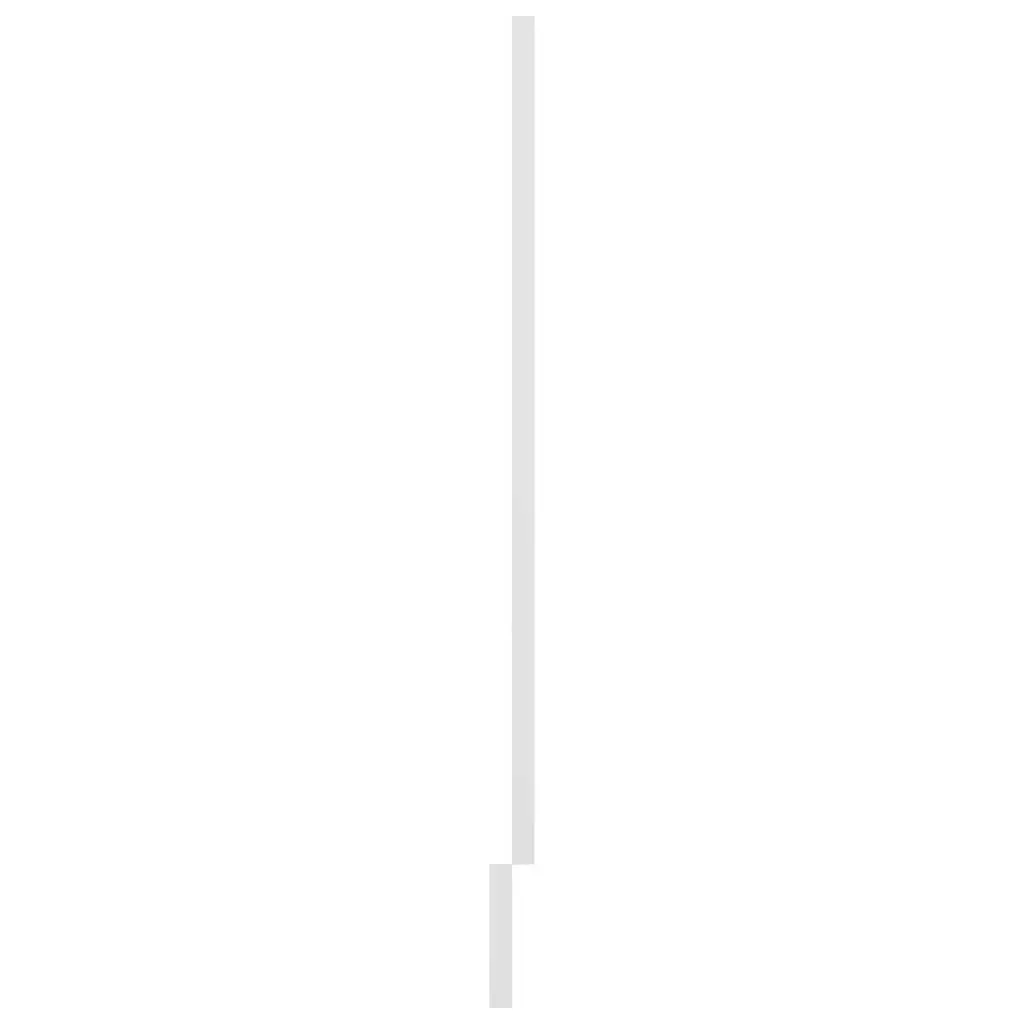 Dishwasher Panel White High Gloss 45 x 3 x 67 cm Engineered Wood