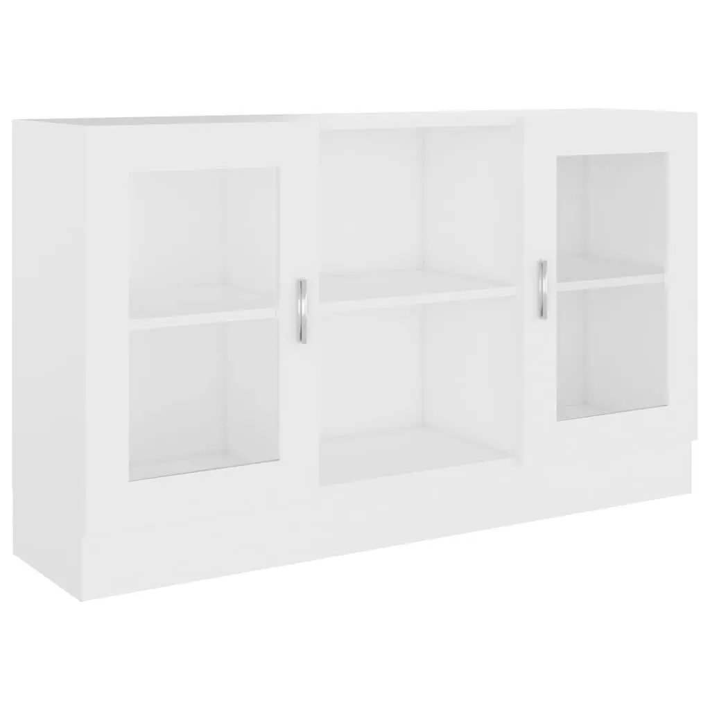 White Vitrine Cabinet for Storage and Display