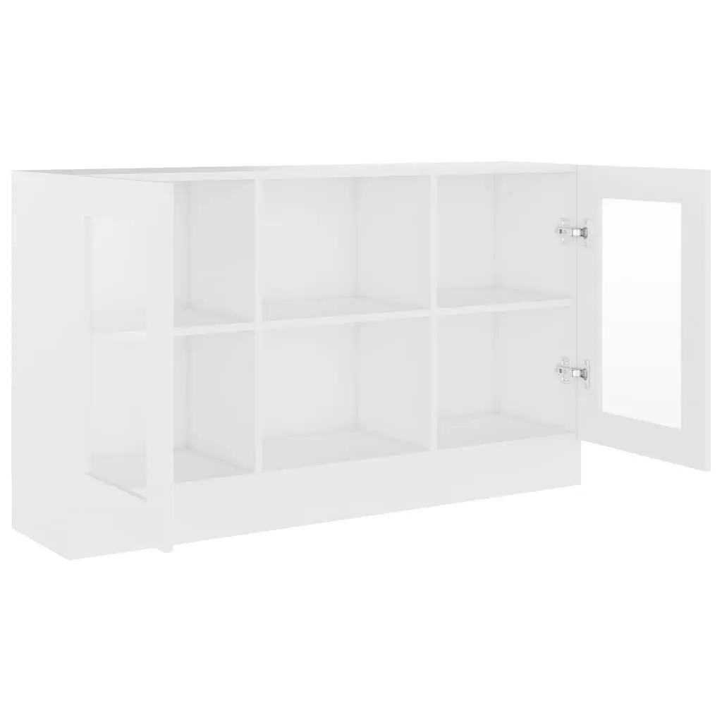 White Vitrine Cabinet for Storage and Display