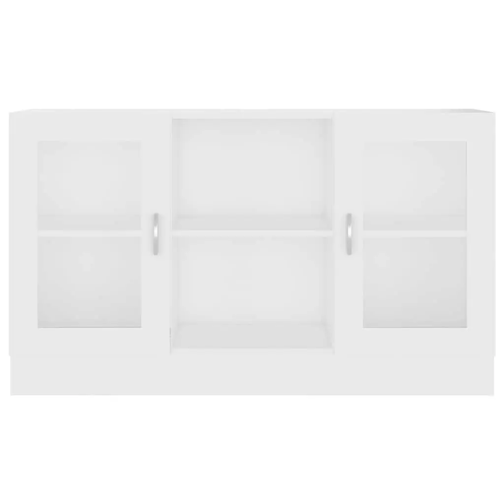 White Vitrine Cabinet for Storage and Display