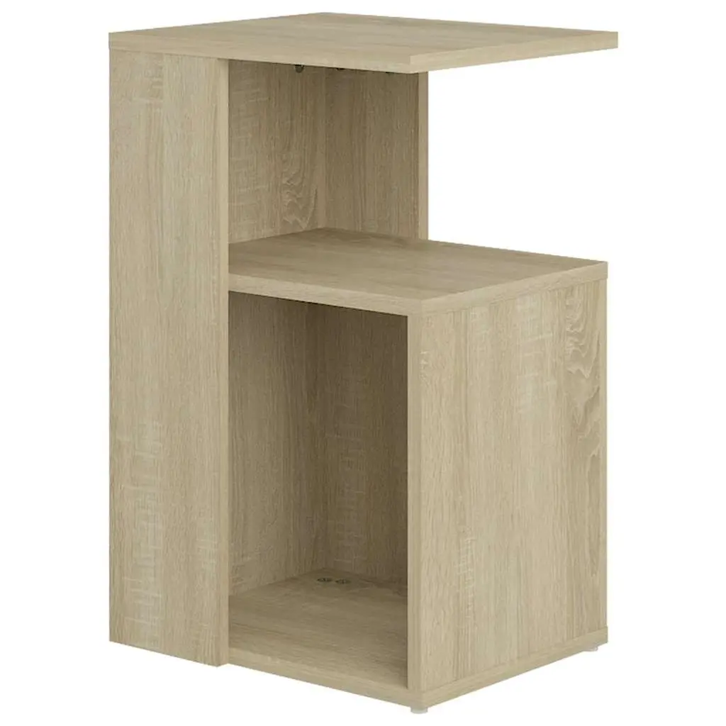 Side Table Storage Sonoma Oak 36x30x56cm Engineered Wood Brown
