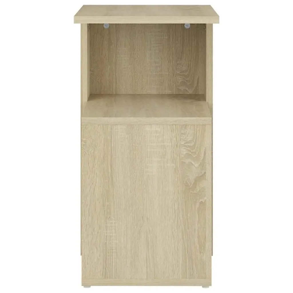 Side Table Storage Sonoma Oak 36x30x56cm Engineered Wood Brown