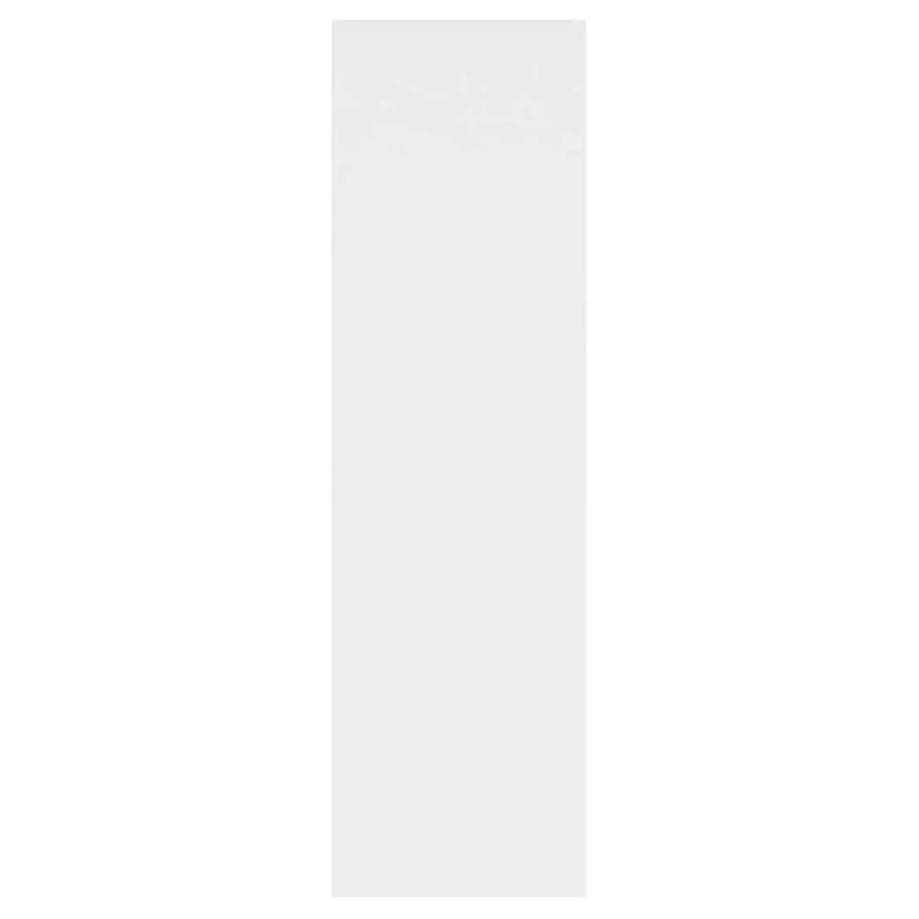 Wall Shelf White 75x16x55 cm Engineered Wood Open Compartments Storage Display Shelving Unit