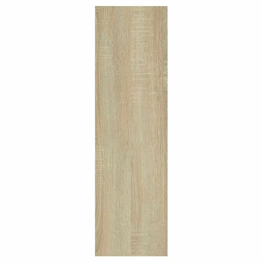 Wall Shelf Open Compartment Sonoma Oak 75x16x55cm Engineered Wood