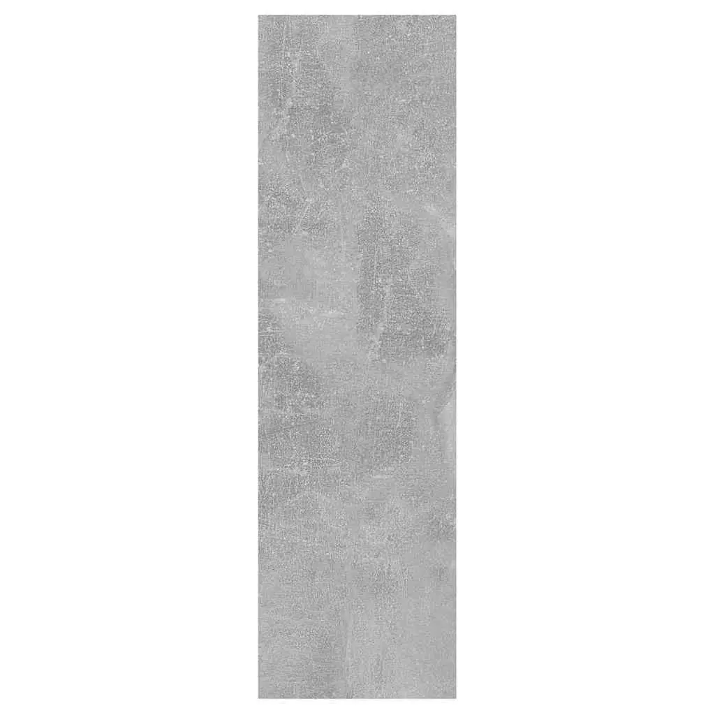 Wall Shelf Grey Open Compartment Storage Display Unit Engineered Wood 75 x 16 x 55 cm
