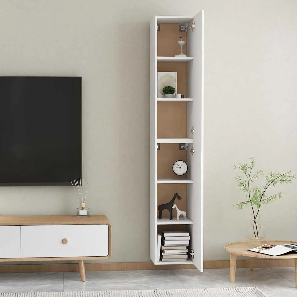 Wall-Mounted TV Cabinet Set for Living Room