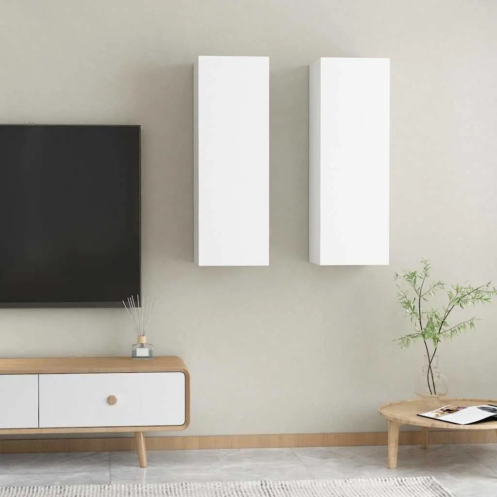 Wall-Mounted TV Cabinet Set for Living Room