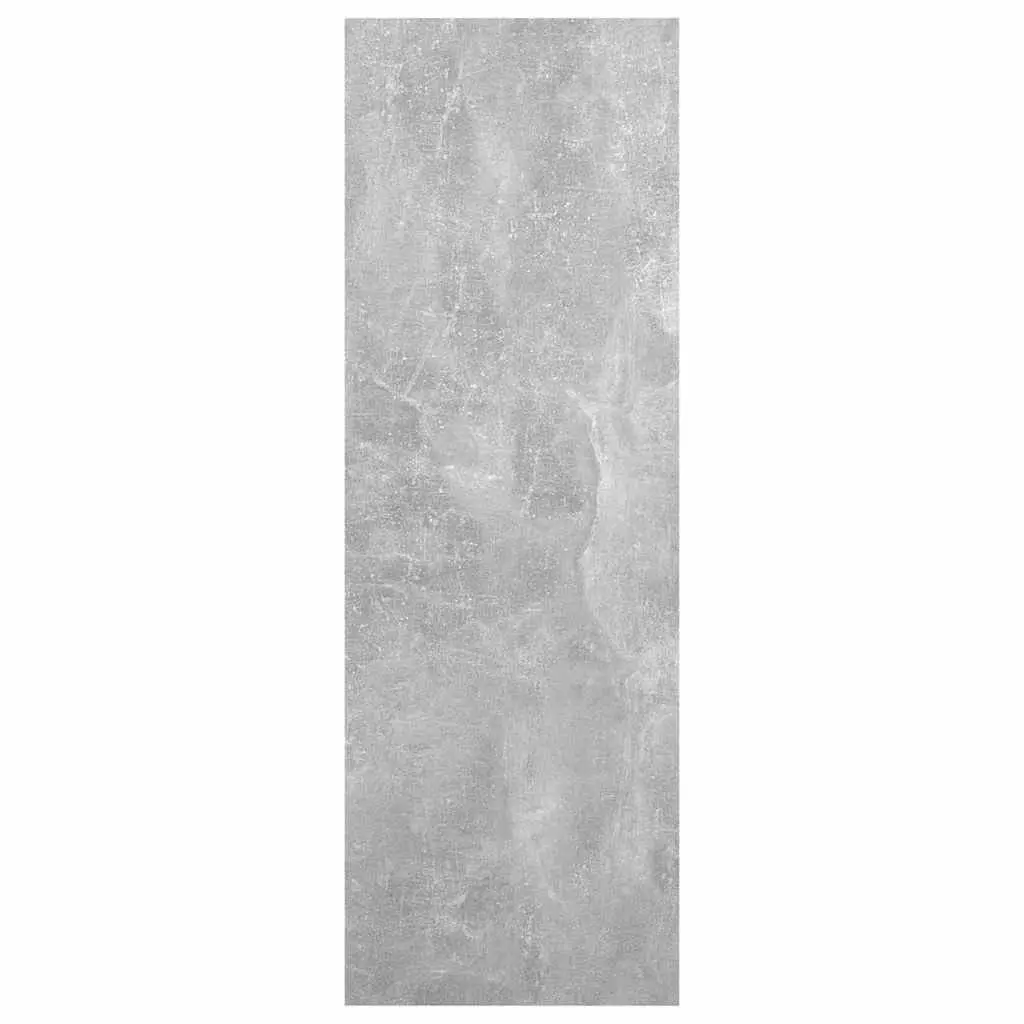 Grey Engineered Wood Wall-Mounted TV Cabinet 30.5x30x90 cm Shelves Storage