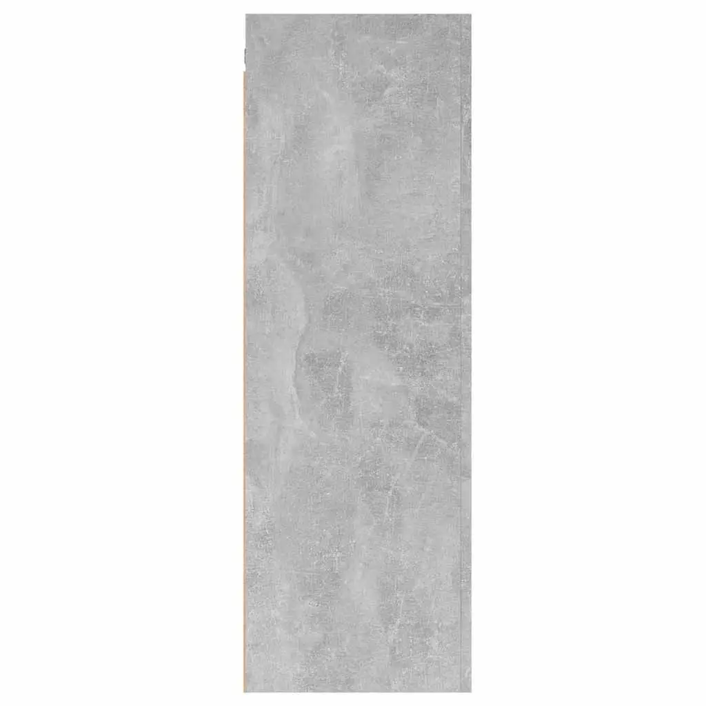 Grey Engineered Wood Wall-Mounted TV Cabinet 30.5x30x90 cm Shelves Storage