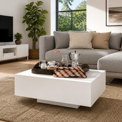 Elegant White Coffee Table for Modern Living Spaces