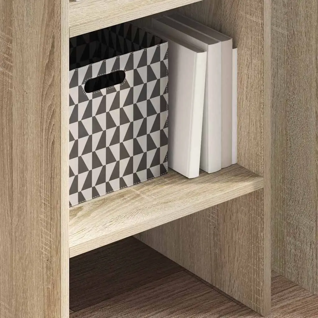 Book Cabinet Sonoma Oak 40x35x180 cm Shelving Storage Home Furniture