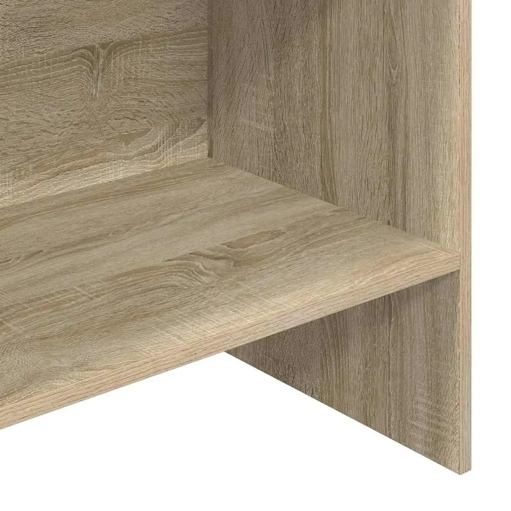 Book Cabinet Sonoma Oak 60x35x180 cm Engineered Wood Shelving Storage Unit