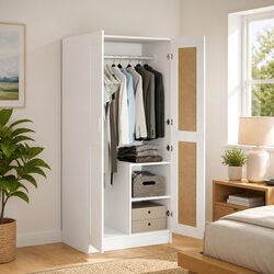 White Wardrobe Cabinet for Elegant Storage Solutions