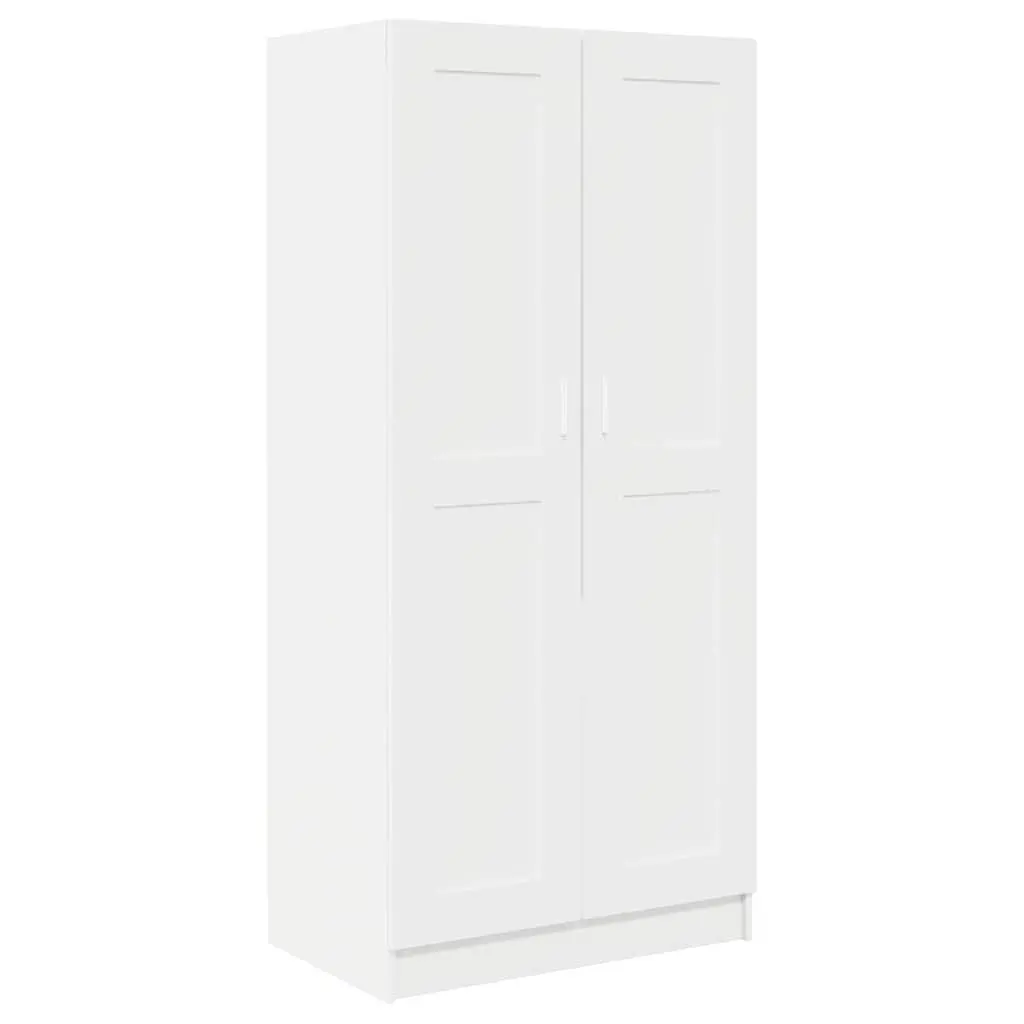 White Wardrobe Cabinet Storage Cupboard Clothing Organizer Bedroom Furniture
