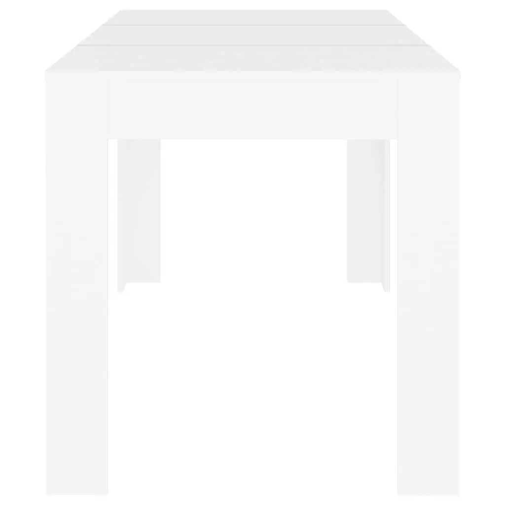 Dining Table White Kitchen Dining Room Furniture Modern Design Sturdy Stable