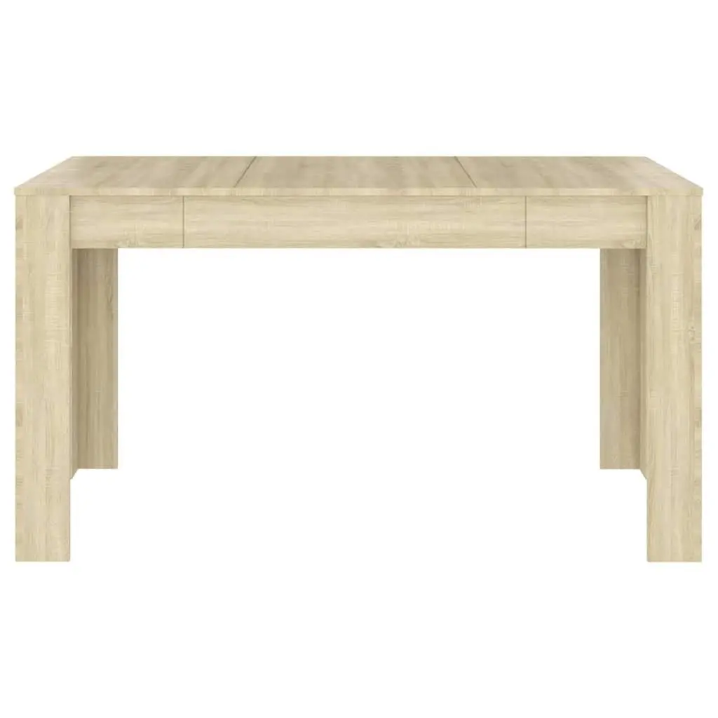 Sonoma Oak Brown Dining Table in Engineered Wood