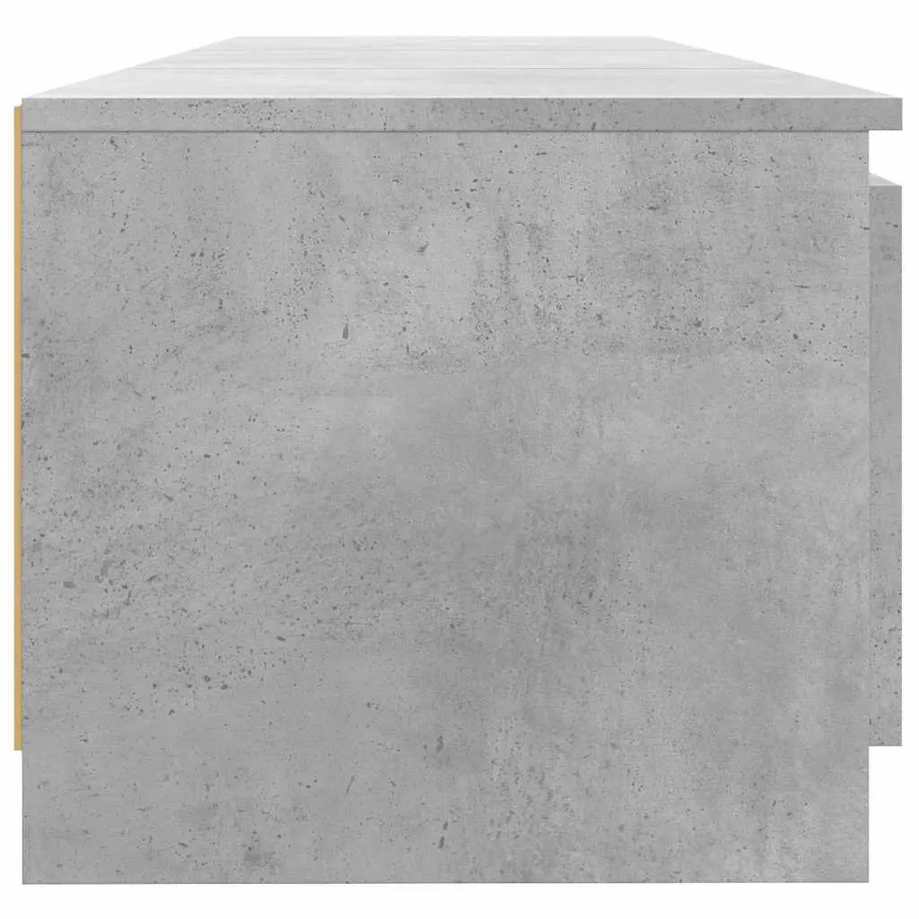 Grey TV Cabinet with LED Lighting