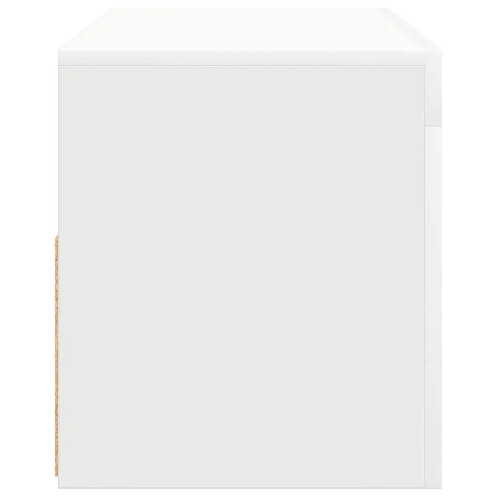 White TV Cabinet with LED Lighting