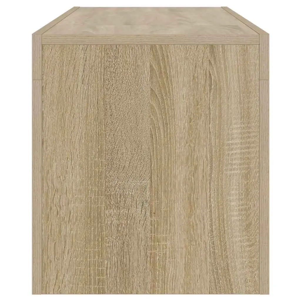 TV Cabinet Sonoma Oak 120x35x40cm Engineered Wood with RGB LED Lights