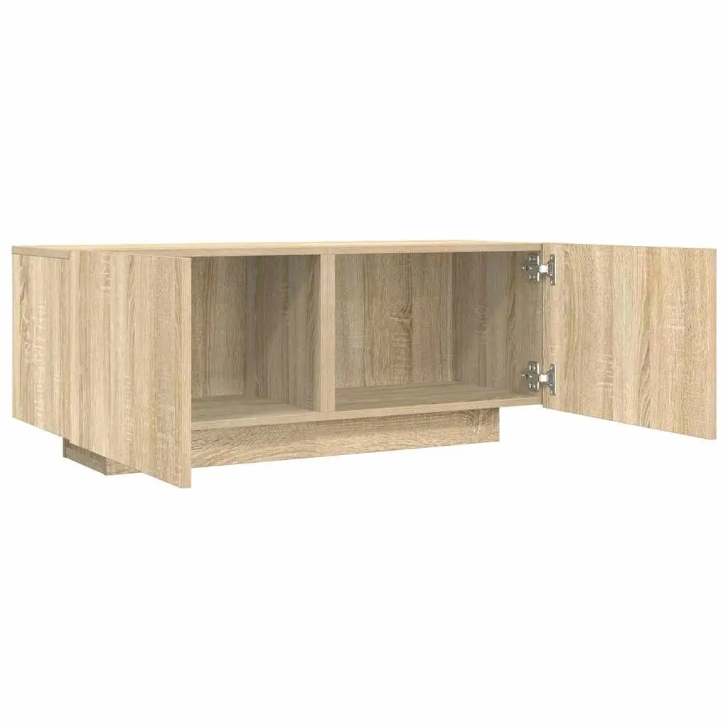 TV Cabinet Unit Sonoma Oak Brown Engineered Wood Media Storage Furniture