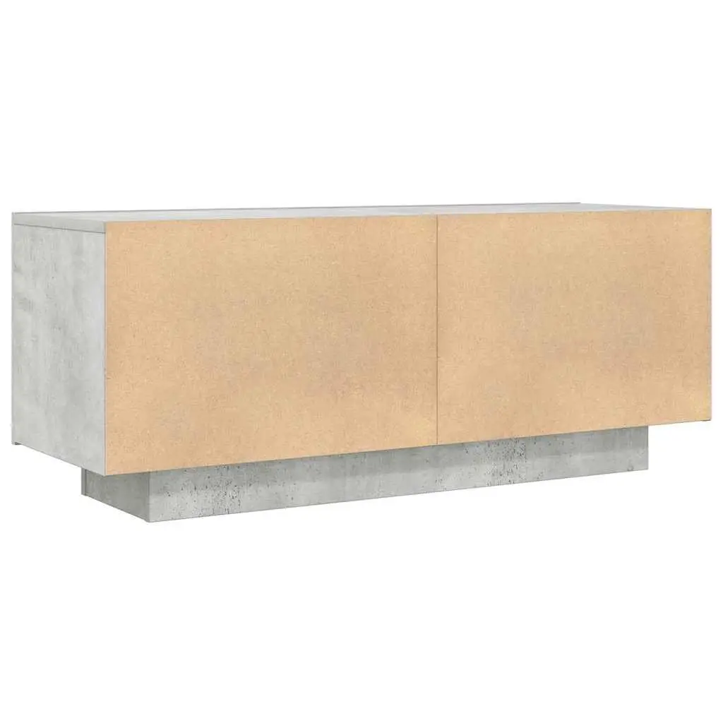 Concrete Grey TV Cabinet 100x35x40 cm Engineered Wood