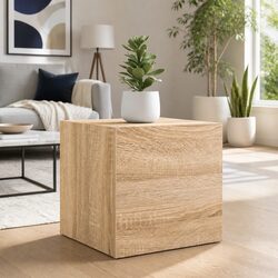 Sonoma Oak Wall Mounted TV Cabinet Storage Unit Set