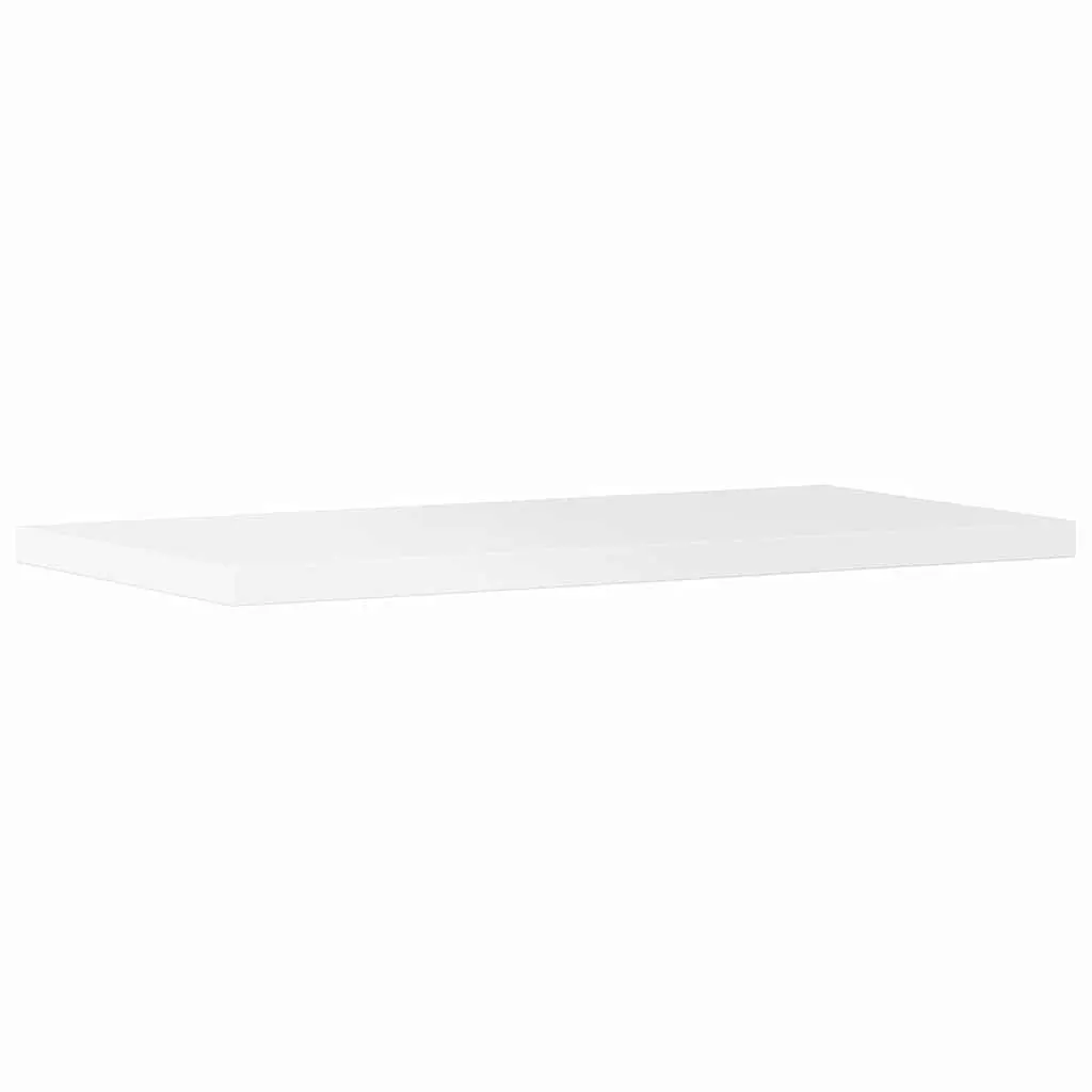 Bookshelf Boards White High Gloss 40x20x1.5 cm Engineered Wood 4 Piece