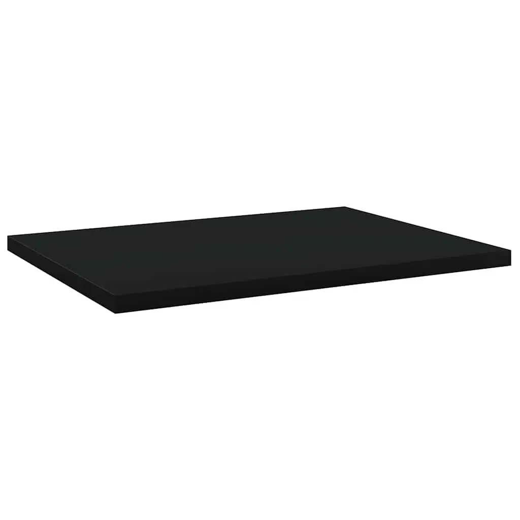 Bookshelf Boards Black 40x30x1.5 cm Engineered Wood Shelves Storage 4 Piece