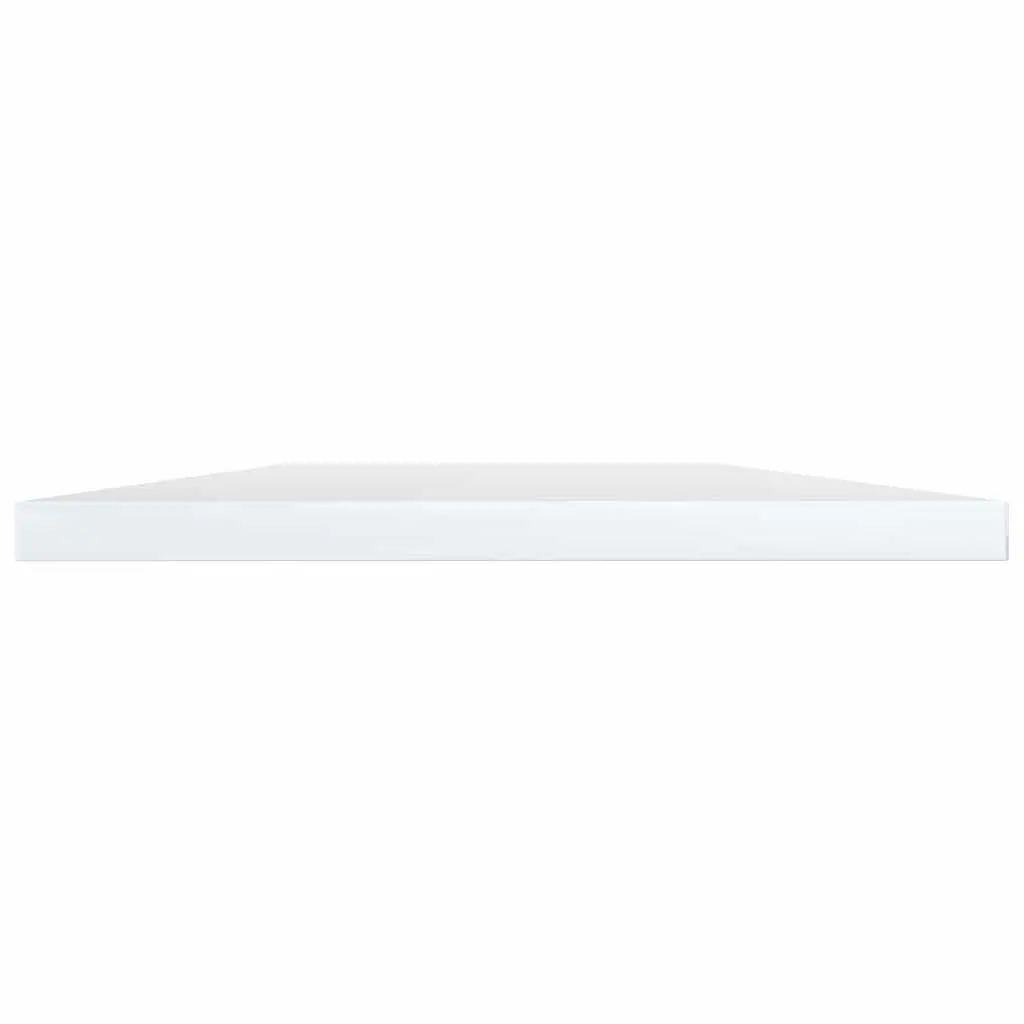 Bookshelf Boards Engineered Wood High Gloss White 40x30x1.5 cm Set of 4