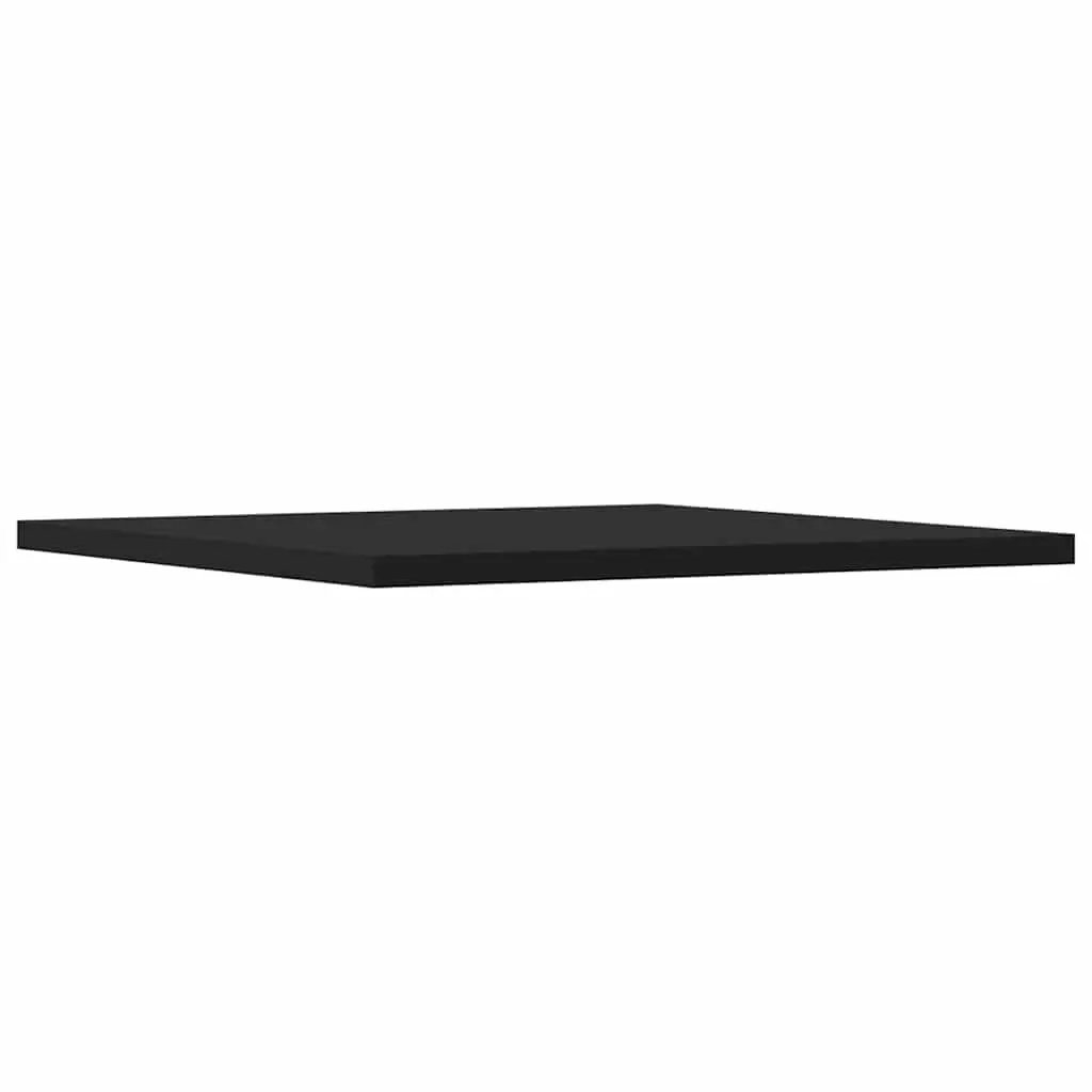 Bookshelf Boards Black Floating Shelves 40 x 40 x 1.5 cm Engineered Wood 4 Piece